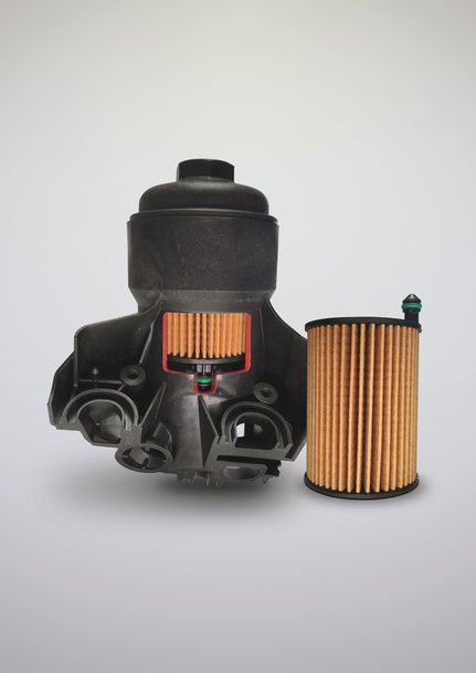 Multifunctional oil filter module from Hengst to be used in new VW engines
